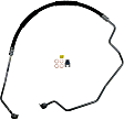 92581 Power Steering Pressure Line Hose Assembly