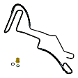 92865 OE Replacement Series Power Steering Pressure Line Hose Assembly