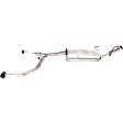 2001-2004 Nissan Pathfinder - Muffler, 6 Cyl., 3.5L Engine