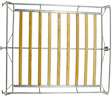 1977 Volkswagen Super Beetle - Roof Rack, Powdercoated Silver, Steel, No, With Air Conditioning