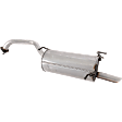 Rear Muffler, Aluminized, 2.0L, 4Cyl