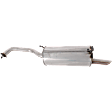 Rear Muffler, Aluminized, 2.0L, 4Cyl