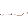 2007 Nissan Versa S - Rear Muffler, Aluminized, 4 Cyl 1.8L