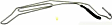 1994 Ford F-250 - Power Steering Return Line Hose Assembly, Power Steering, From Gear, With Cooler, Except F53/F59 Stripped Chassis, Sold Individually