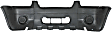 2005-2007 Ford Escape - Front Textured Bumper Cover, XLS Model, Without Fender Flare Holes, Without Fog Light Holes, Without Parking Aid Sensor Holes