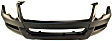 Front, Upper Primed Bumper Cover, For Models Without Ironman and Sport Package, With Appearance Package, With Fog Light Holes, Without Parking Aid Sensor Holes