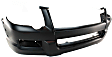 Front, Upper Primed Bumper Cover, For Models Without Ironman and Sport Package, With Appearance Package, With Fog Light Holes, Without Parking Aid Sensor Holes