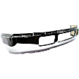 Front Bumper, Chrome, Without Mounting Brackets