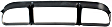 Front, Center Bumper Grille, Black