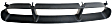 Front, Center Bumper Grille, Black