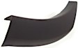 Front, Passenger Side Bumper Trim, Black