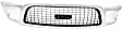 Grille, Chrome Shell with Painted Gray Insert, XLT Model