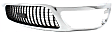 Grille, Chrome Shell with Painted Gray Insert, XLT Model