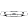 Grille Assembly, Chrome Shell with Paintable Insert
