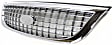 Grille, Chrome Shell with Painted Black Insert, 6 Cyl., 3.8L Engine