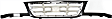2001-2003 Ford Ranger - Grille Assembly, Black Shell with Chrome Insert
