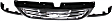 2001-2003 Ford Ranger - Grille Assembly, Black Shell with Chrome Insert