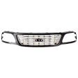 Grille Assembly, Black Shell with Chrome Insert