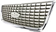 Grille Assembly, Chrome Shell with Painted Silver Insert