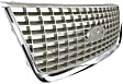 Grille Assembly, Chrome Shell with Painted Silver Insert
