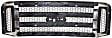 2005 Ford F-550 Super Duty XL - Grille, Chrome Shell with Painted Gray Insert