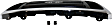 2004-2005 Ford Ranger - Grille Assembly, Chrome Shell with Painted Black Insert