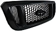Grille Assembly, Textured Black Shell with Painted Silver Insert