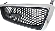 Grille, Chrome Shell with Black Insert, XLT Model