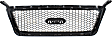Grille, Chrome Shell with Black Insert, XLT Model