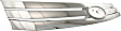 Grille Assembly, Bright Chrome Shell and Insert