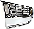 Grille Assembly, Chrome Shell with Black Insert