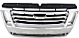 Grille Assembly, Chrome Shell with Black Insert, CAPA CERTIFIED
