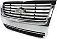Grille Assembly, Chrome Shell with Painted Black Insert