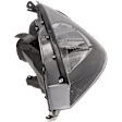 Driver Side Headlight, with Bulb, Halogen, Clear Lens, Gray Interior, Except SVT Model