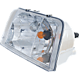 Passenger Side Headlight, with Bulb, Halogen, Clear Lens, without Parking Light Bulb, 8 Cyl., 4.6L Engine