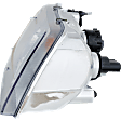 Passenger Side Headlight, with Bulb, Halogen, Clear Lens, without Parking Light Bulb, 8 Cyl., 4.6L Engine
