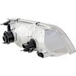 Driver Side Headlight, with Bulb, Halogen, Clear Lens, with bulb, without Parking Light bulb, 8 Cyl., 4.6L Engine