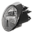 Passenger Side Headlight, without Bulb, Halogen, Clear Lens