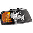 2003-2006 Ford Expedition - Passenger Side Headlight, with Bulb, Halogen, Black Interior