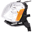 Driver Side Headlight, with Bulb, Halogen, Clear Lens, without Signal Socket, 6 Cyl., 3.0L Engine