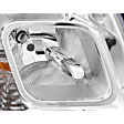 2006-2009 Ford Fusion - Passenger Side Headlight, with Bulb, Halogen, Clear Lens
