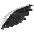 2006-2009 Ford Fusion - Passenger Side Headlight, with Bulb, Halogen, Clear Lens