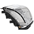 2006-2009 Ford Fusion - Passenger Side Headlight, with Bulb, Halogen, Clear Lens