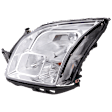 2009 Ford Fusion - Driver Side Halogen Headlight, With bulb(s), OE Replacement