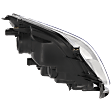 Driver Side Headlight, with Bulb, Halogen, Clear Lens, CAPA Certified