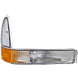 Passenger Side Halogen Corner Light, Without bulb(s)