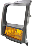 Front, Passenger Side Turn Signal Light, Without bulb(s)