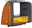 Front, Passenger Side Turn Signal Light, Without bulb(s)