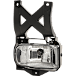Front, Passenger Side Halogen Fog Light, With bulb(s)