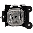 Front, Passenger Side Halogen Fog Light, With bulb(s)